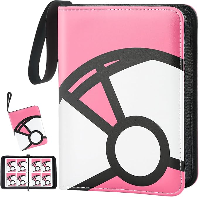 Trading Card Binder 4-Pockets, 400 Pockets Card Holder by LOYEE