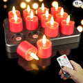 HL Rechargeable Waterproof Tea Lights, 100H+ Highly Bright Led Flameless Candles by HLHappinessLight