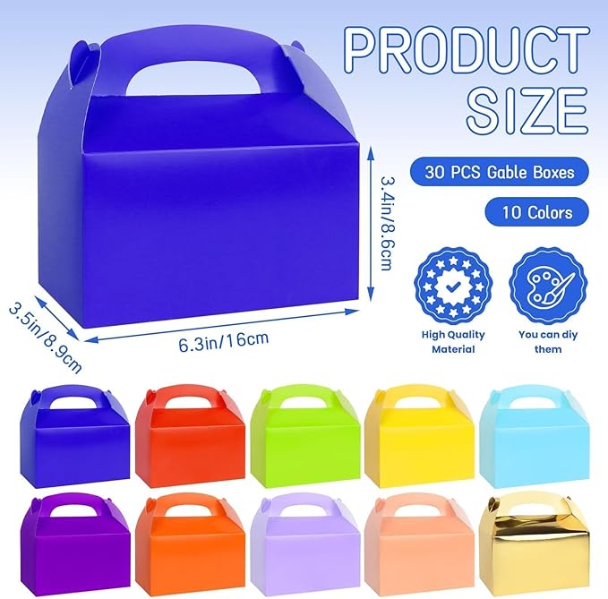 Rcybeo 30 PCS Gable Treat Boxes - Image 2
