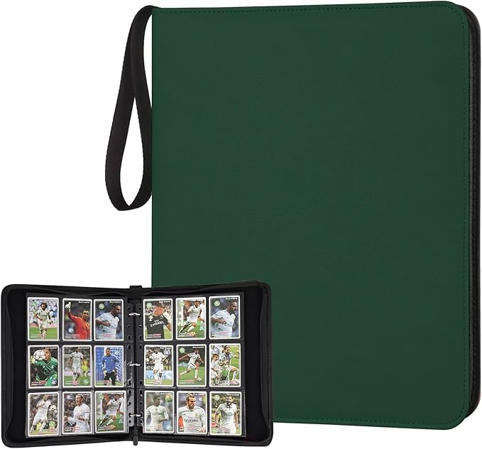 Trading Card Binder, 720 Pockets Card Binder, 9-Poccket Sided Pocket Sports by GERMUN
