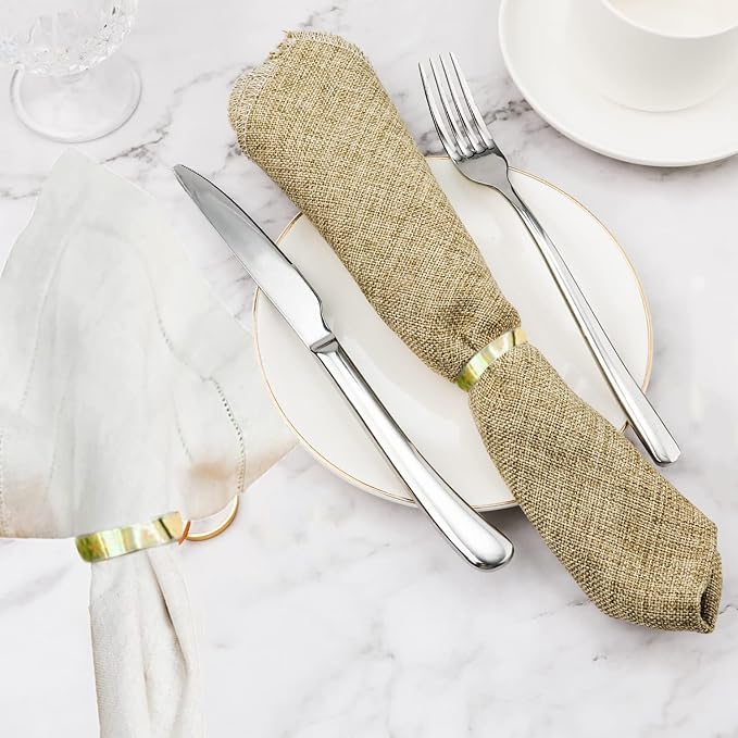 Gold Napkin Rings - Image 3