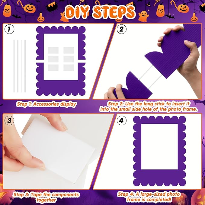 32 x 24 Inch Large Blank DIY Photo Booth Props Picture Frame Party Frame DIY - Image 3