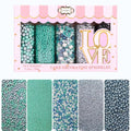 Confect Edible Sprinkles | Navy Blue & Teal Dragees, Bright Blue Sparkling by CONFECTTHECAKEDECORATINGCO