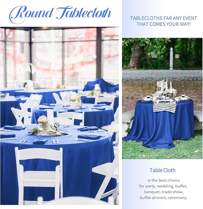 6 Pack Round Tablecloths - Image 6