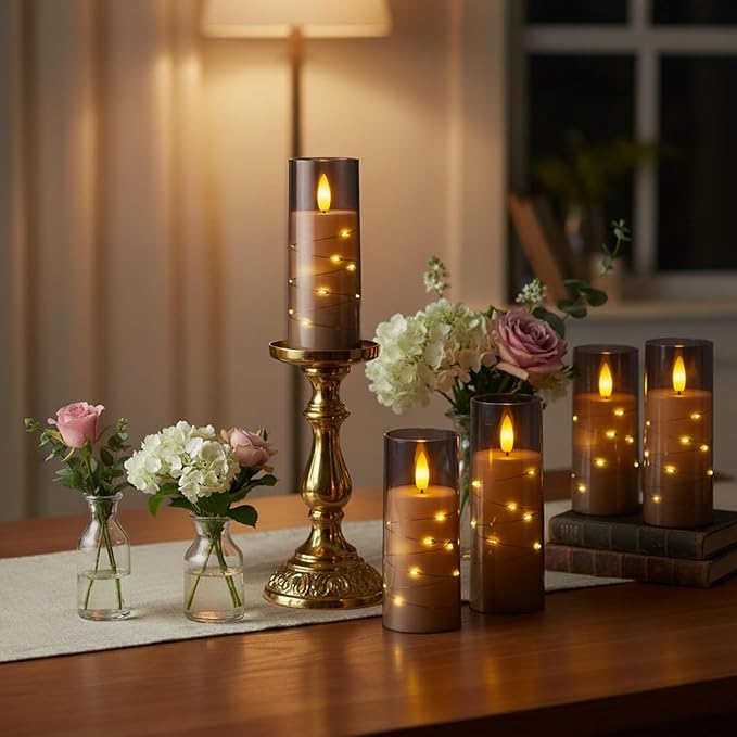 Raycare Flameless Candle with Remote Timer – 9 Flickering Acrylic Battery - Image 5