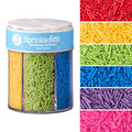 Sweets Indeed Sprinkles 6 Cell Edible Sprinkle Mix Jimmies Perfect by SweetsIndeed