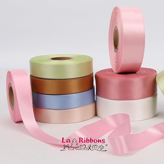 LaRibbons 3/8 Inch 25 Yard Double Faced Satin Ribbon - Image 6