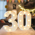 LED Marquee Light Up Numbers Sign by NANXU