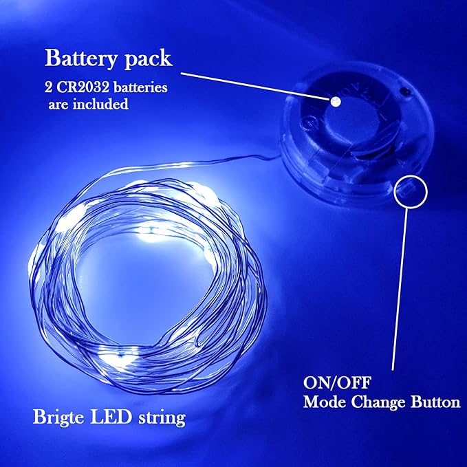 Twinkle Fairy Lights Battery Powered 3 Modes - Image 3