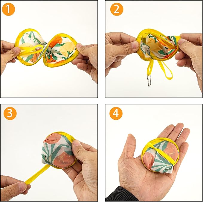 4 Styles Summer Round Foldable Hand Fan Japanese Foldable Fan Style Handheld - Image 4