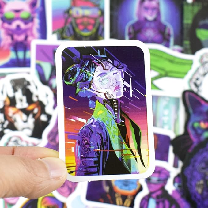 Qtl Cyberpunk Stickers - Image 7