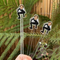 Personalized 50 Pcs Double-Sided Wedding Stir Stick, Custom Bride Face Dancers by FamiTrendz