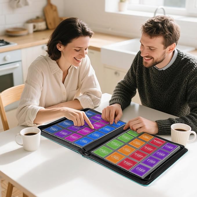 GEAoffice Premium 1000 Trading Card Binder, Large Side Loading 16 Pocket Card - Image 9