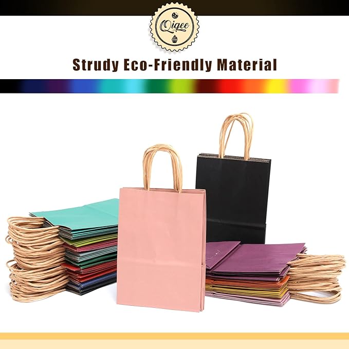 qiqee Medium Size Paper Gift Bags - Image 3