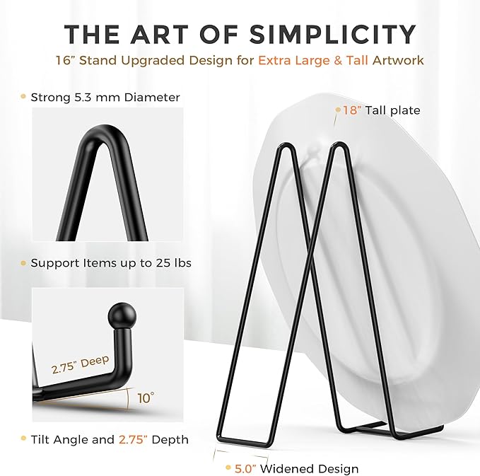 TR-LIFE 16 Inch Heavy Duty Plate Stand - Image 2