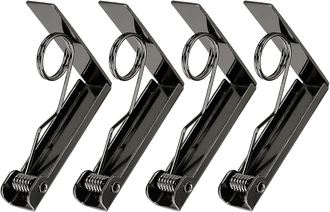 uxcell 4 Pack Tablecloth Clips, Stainless Steel Table Cloth Cover Clamps by uxcell