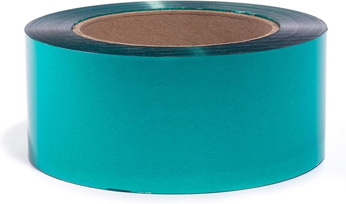 TCDesignerProducts Teal Metallic Streamer, 2 Inches Wide x 500 Feet Long by Unknown