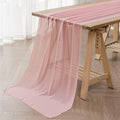 12Pack 9ft Chiffon Table Runner 14x108 Inch Sheer Romantic Table Runner by flohar