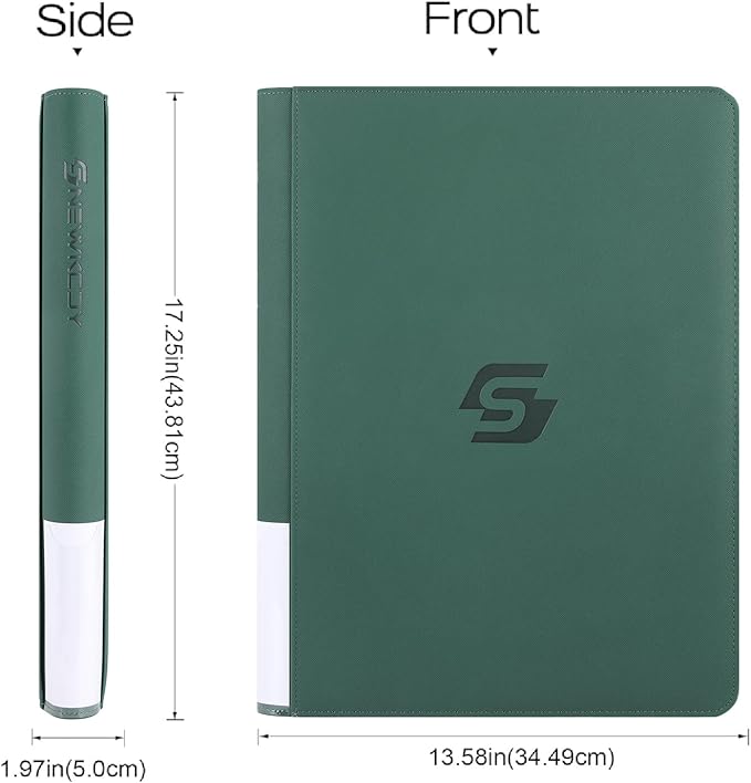 Snekdy premium 1024-pocket trading card binder, 16-pocket cards album, - Image 4