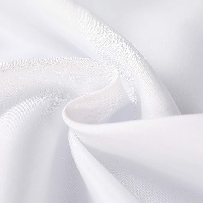 108 inch Round Tablecloth Washable Polyester Table Cloth Decorative Table Cover - Image 4