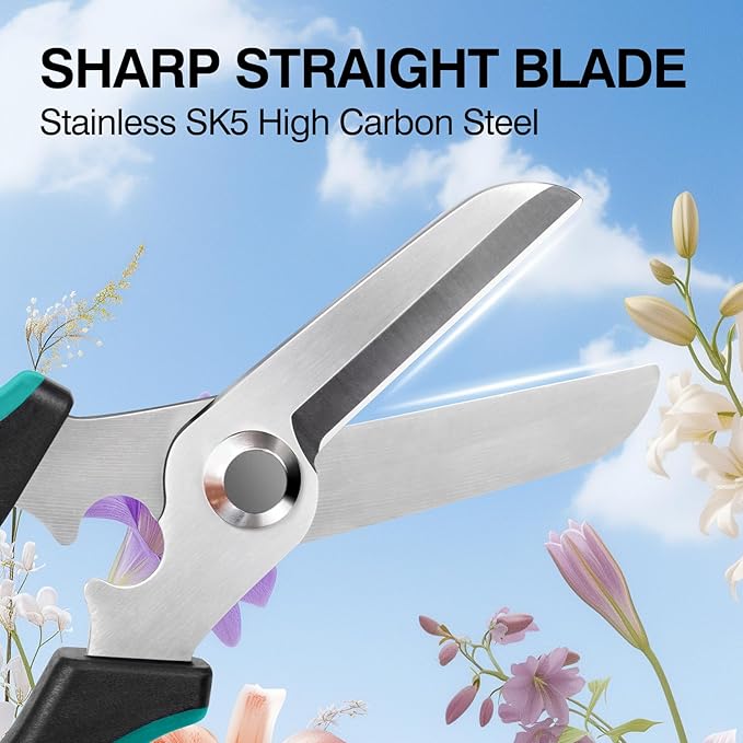 Garden Scissors Floral Shears, Professional Floral Scissors - Image 3