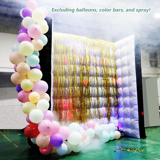 Inflatable Photo Booth Wall Background Curved Wall Background Party - Image 5