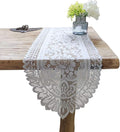 Tinsow 2 Pack Cotton Crochet Lace Rectangular Table Runner Dresser Scarf Doilies by Tinsow