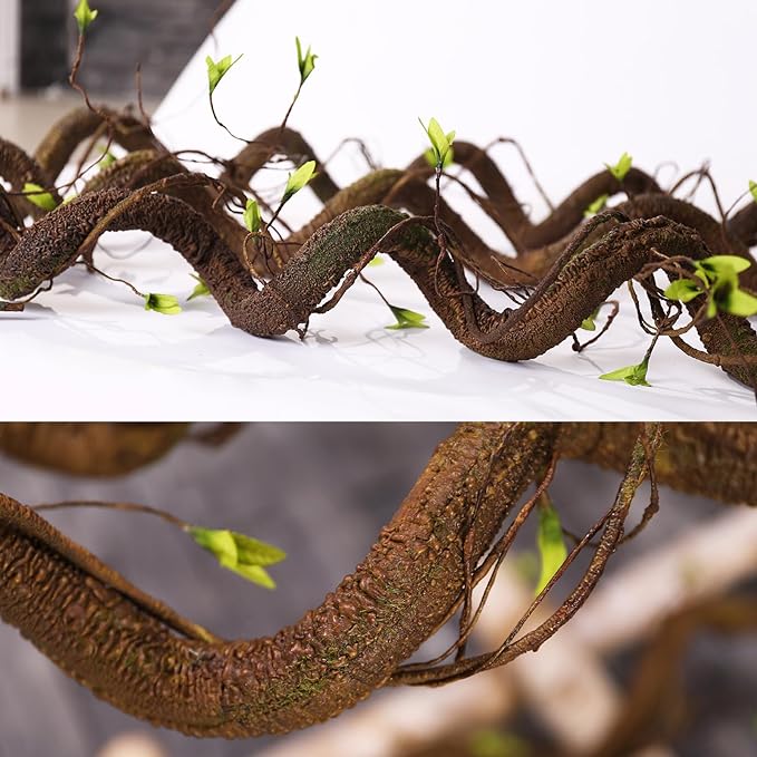 Bendable 63in Artificial Tree Twigs Cane Vine Branches Fake Plants Trunk Garland by CONGZHANHH