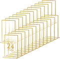 Hoteam 24 Pack 5 x 7 Clear Acrylic Sign Holder by Hoteam