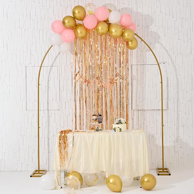 Vincidern Wedding Arch Backdrop Stand 7.8FT, Party Balloon Arch Stand - Image 7