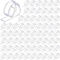Eccliy 150 Pieces Transparent Clear Tablecloth Clips Plastic Table Cloth Clips by Eccliy