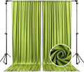10 x 7 Feet Olive-Green Backdrop Curtain by ZEBMOON