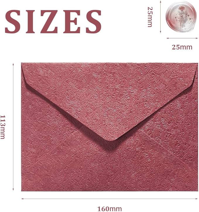 30 Pieces A6 Envelopes with 30 Seal Stickers, 6.32 x 4.45 inch Envelopes - Image 2