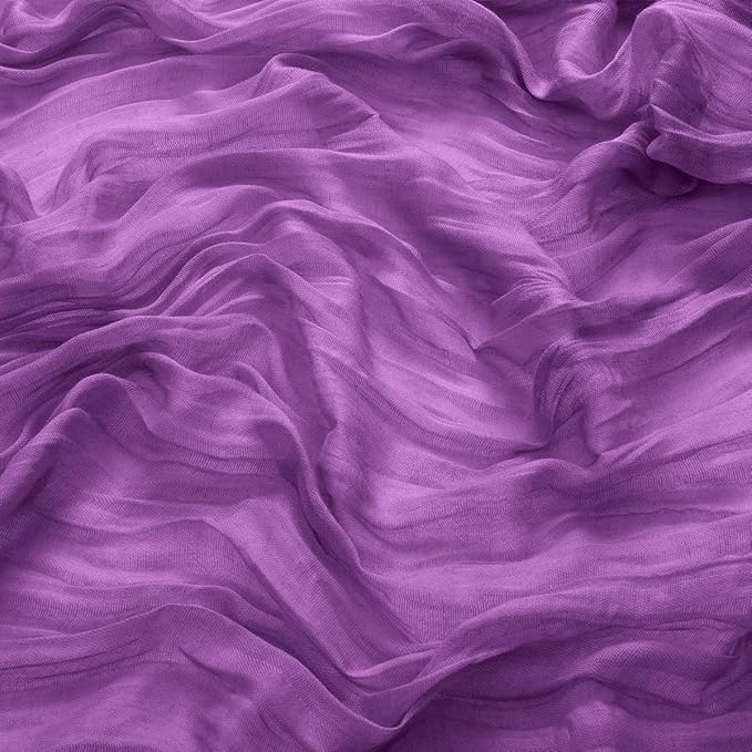 MLMW Fuschia Table Runner Cheesecloth Boho Cheese Cloths 160 inch Gauze Rustic - Image 3
