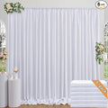 30ft x 10ft Thick White Backdrop Curtains by ENJOYYOURPARTY