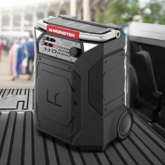 Monster Rockin’ Roller 360 Indoor/Outdoor Portable Bluetooth Speaker | Up to - Image 4