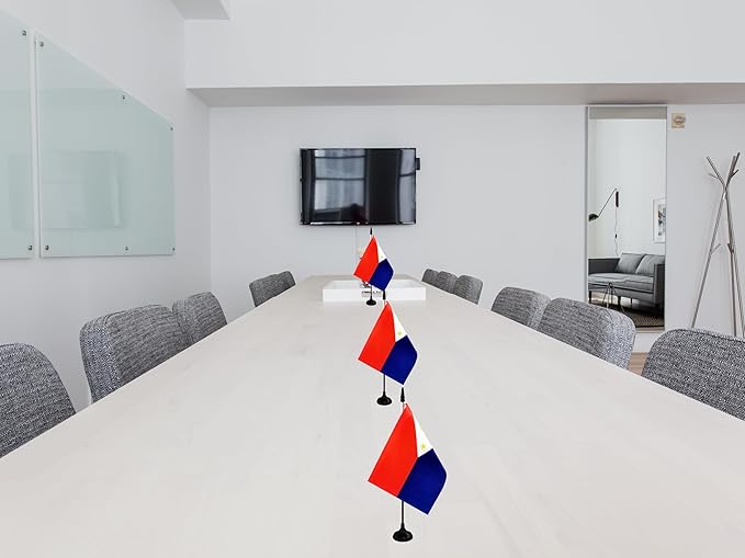 Philippines Desk Flag, 12 Pack Filipino Table Office Flag - Image 5