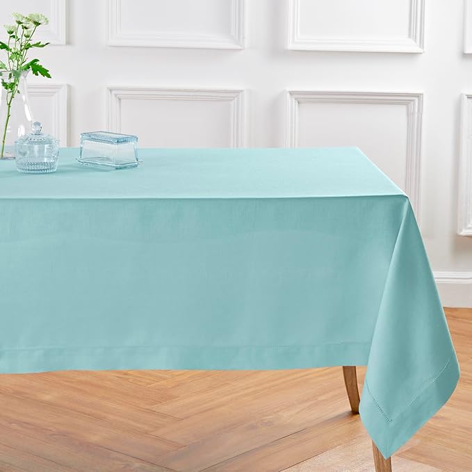 Solino Home Linen Tablecloth for Rectangle Tables 60 x 120 Inch - Image 4