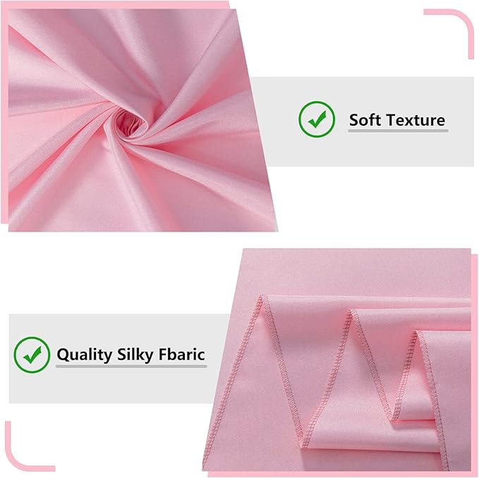 Pink Backdrop Curtain for Parties Rod Pocket Pink Curtains Photography Backdrop - Image 6