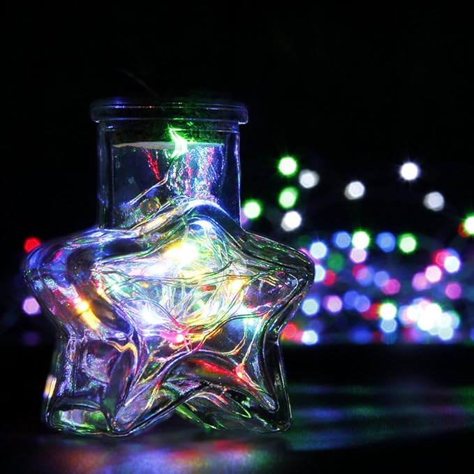 CYLAPEX 6 Pack Multicolor Fairy Lights String Battery Operated Fairy Lights - Image 2