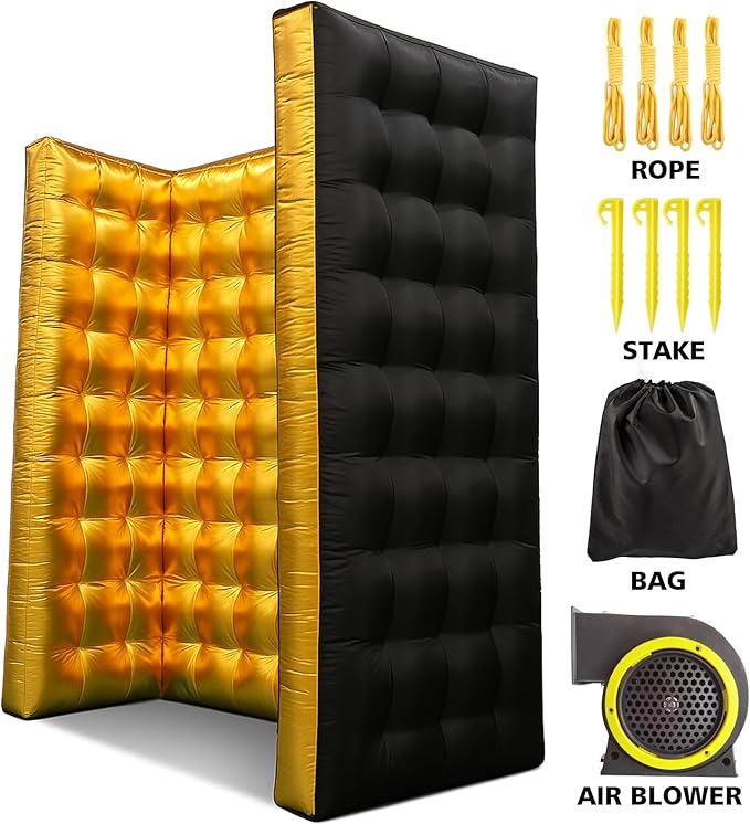 Golden New Inflatable Photo Booth Inflatable Photo Wall - Image 5