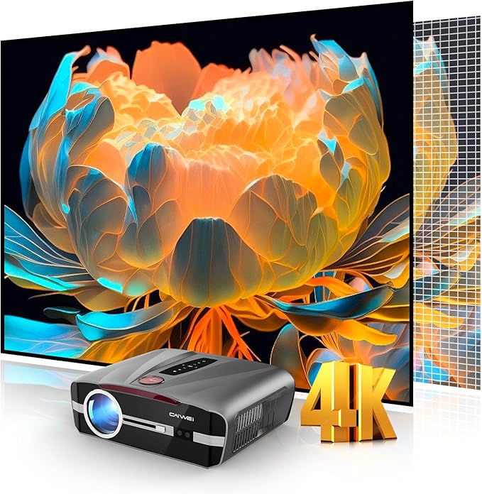 Daylight Projector 4K Ultra HD 2300 High ANSI Smart Home Theater by CIVE