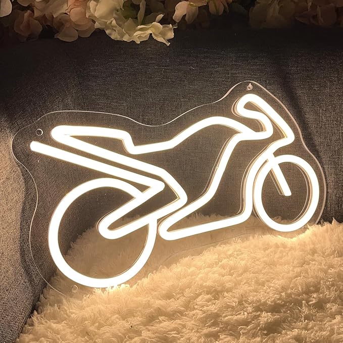 Motorcycle Neon Sign For Spa Beauty Room Nail Brows Lashed Salon Studio LED - Image 4