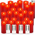 24 Pack Christmas Decoration Flickering Flameless Candles, LED Candles Battery by YOROXRG