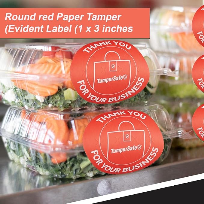 Angel's Peel Lounge Thank You Tamper Proof Stickers Roll — Tamper Evident - Image 4
