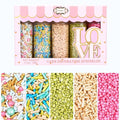 Confect Sprinkles – 5 Pack Assorted Cake Decorating Mix – Festive Edible by CONFECTTHECAKEDECORATINGCO
