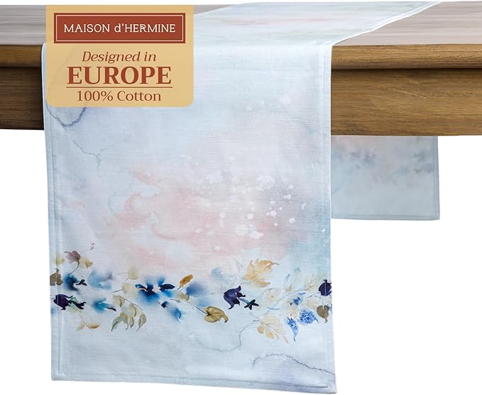 Maison d' Hermine Table Runner 100% Cotton Double Layer Table Runners 108 by MaisondHermine