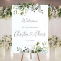 Personalized Welcome To Our Wedding Sign, Wedding Decorations, Flowers Wedding by Custom