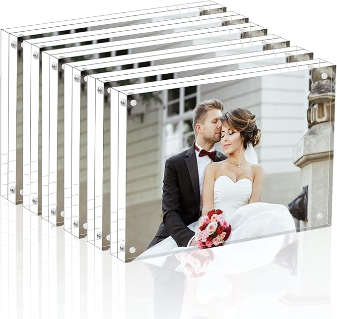 Magicool Premium Acrylic Photo Frame--- Magnet Photo Frame -Double Sied Thick by Magicool