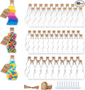 60 Pcs Plastic Sand Art Bottles by YANMAKE